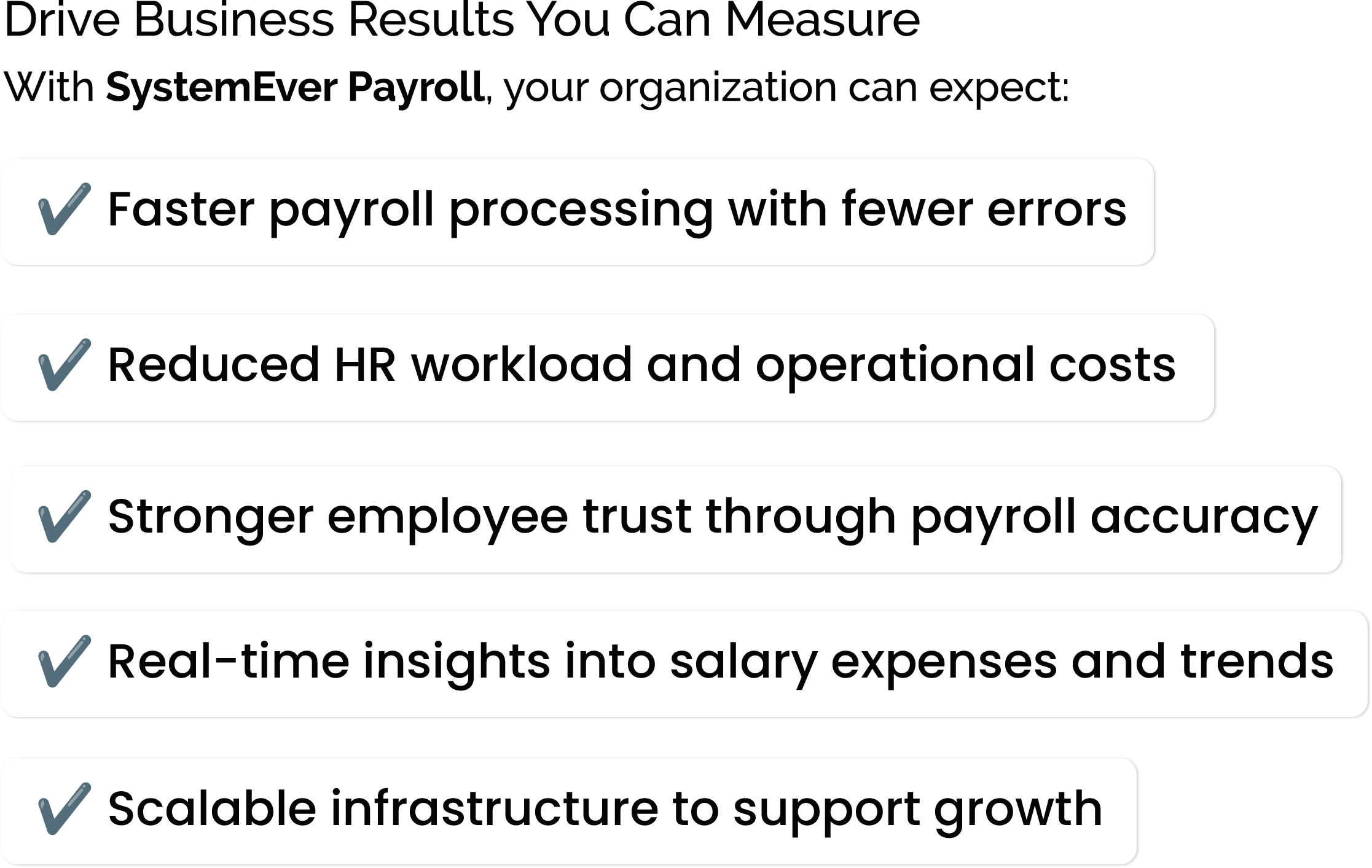 Drive Business Result